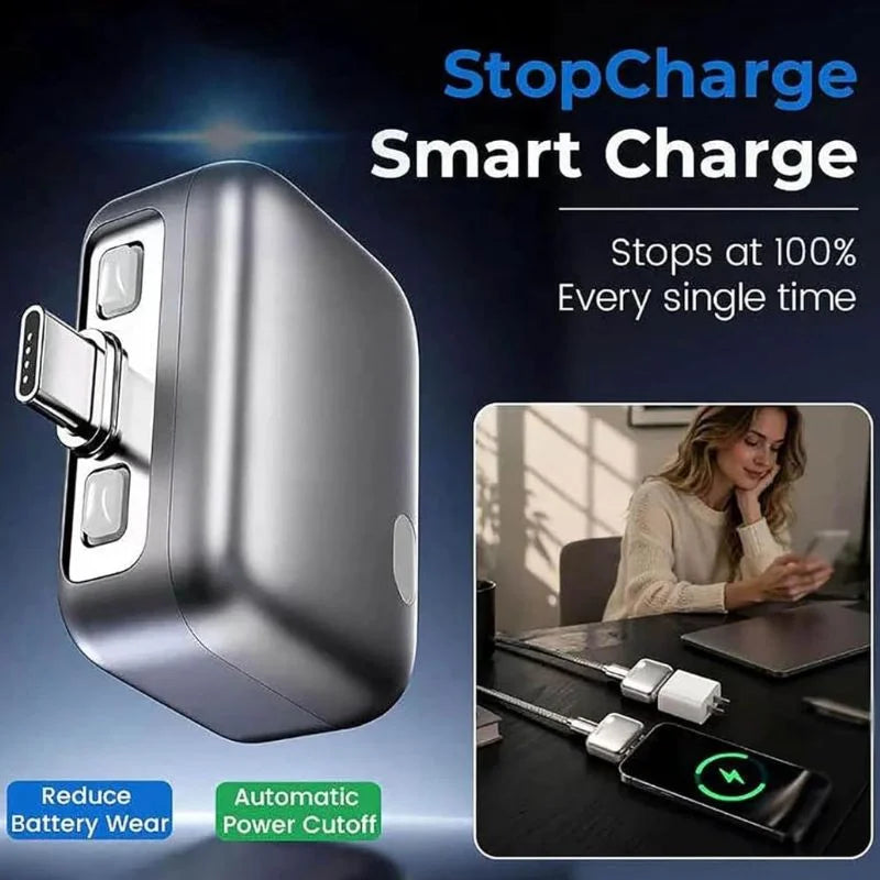 Automatic Charging Disconnector | Model LX-007 | Smart Auto Power Cut-Off Battery Protector | Type-C to Type-C Fast Charging Guardian