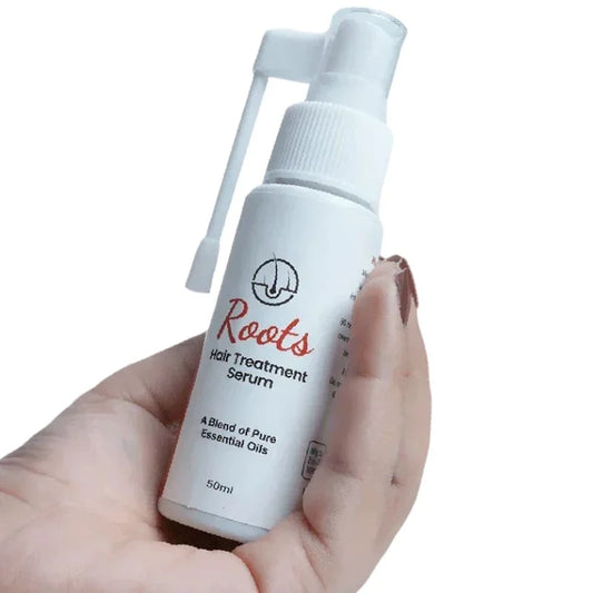Roots Hair Treatment Serum | Nourishing Hair Growth Serum for Men & Women | Smooth, Shiny & Frizz-Free Hair | 50ml