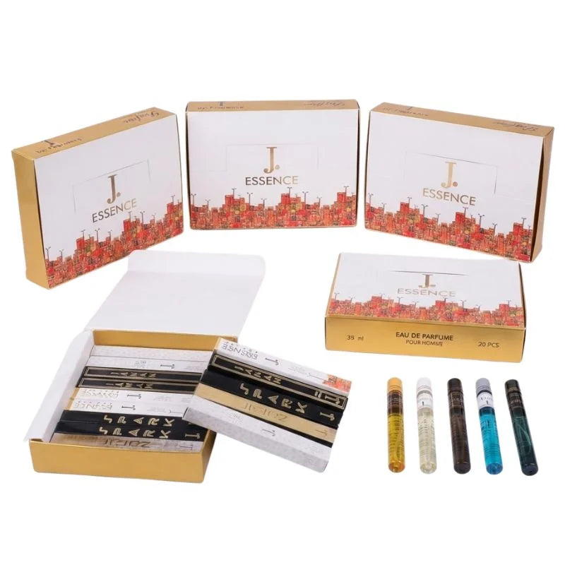 J. Premium Fragrance Collection | 20 Pcs Long Lasting | Eau De Perfume Set for Men & Women | Luxury Gift Pack
