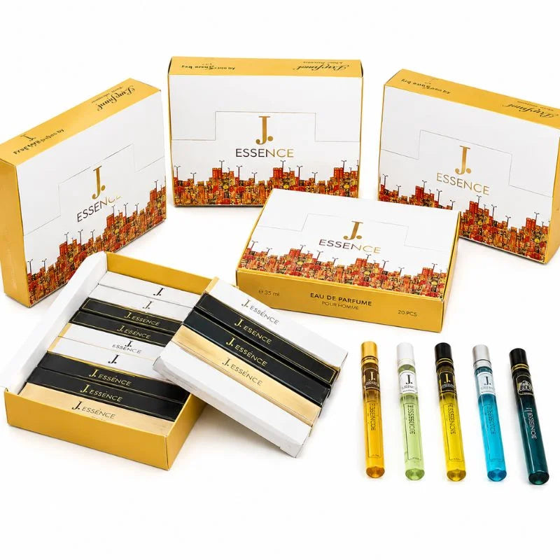 J. Premium Fragrance Collection | 20 Pcs Long Lasting | Eau De Perfume Set for Men & Women | Luxury Gift Pack