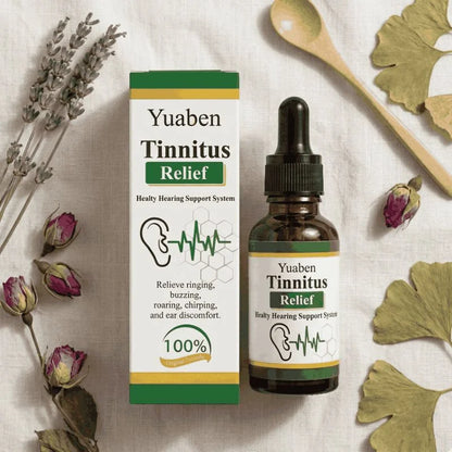 Yuaben Tinnitus Relief Drops | Healthy Hearing Support System | Ear Care Drops for Ringing, Buzzing & Ear Wellness | 60ml