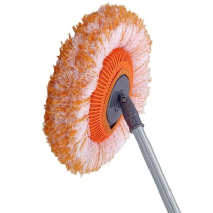 Sunflower Shape Cleaning Mop | 360° Rotating Extendable Microfiber | For Walls, Floors, Bathroom, Windows & Car Cleaning