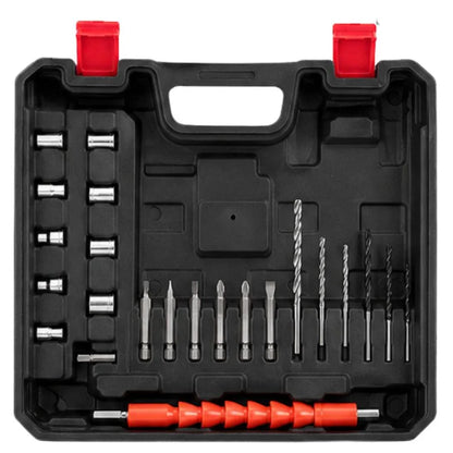 TOP ROCKET Cordless Rechargeable Drill Machine Kit |   48V  Double Batteries | 3-in-1 Drill, Screwdriver & Impact Driver | Variable Speed Power Tool Set with Carry Case
