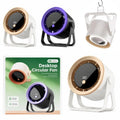 Circular Rechargeable Desktop Fan | Quiet Personal Air Circulator